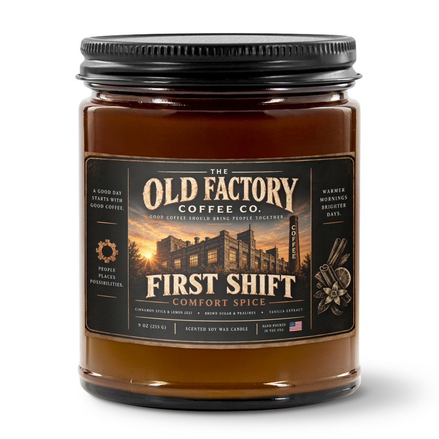 First Shift Comfort Spice Soy Candle | 9 oz