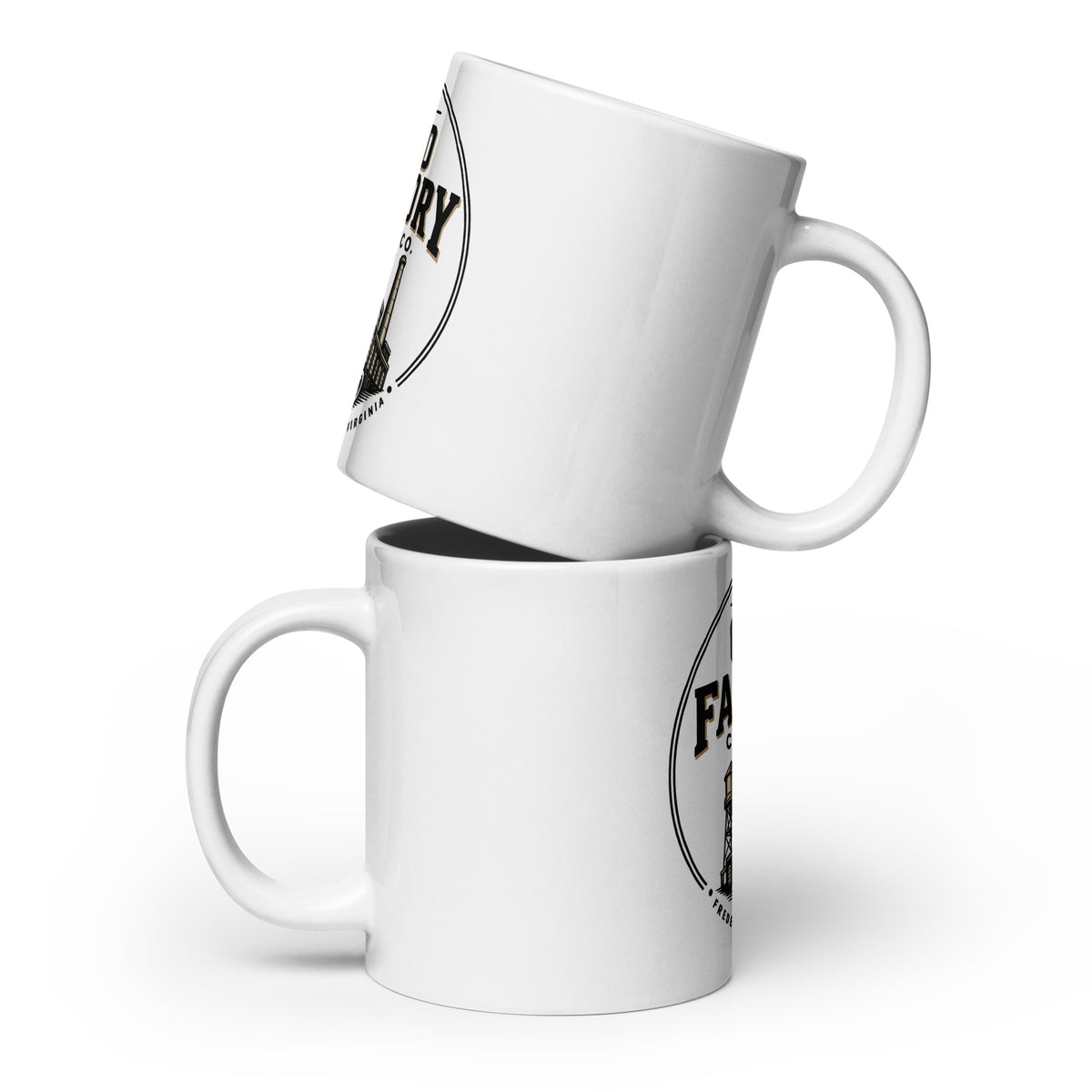 The Old Factory Coffee Co. Classic Mug 20 oz front view